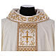 Chasuble with gold cross and stole, 64% acetate 36% viscose Gamma s2