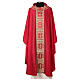 Chasuble with gold cross and stole, 64% acetate 36% viscose Gamma s1