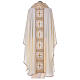 Chasuble with gold cross and stole, 64% acetate 36% viscose Gamma s13