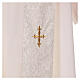 Chasuble with gold cross and stole, 64% acetate 36% viscose Gamma s17