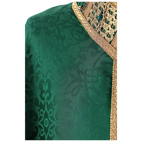 Chasuble of acetate and viscose, orphrey with strass Gamma 5