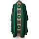 Chasuble of acetate and viscose, orphrey with strass Gamma s12