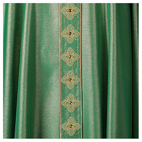 Chasuble croix décorée de pierres 100% polyester s6