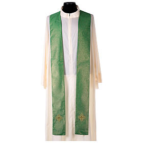 Chasuble croix décorée de pierres 100% polyester s7