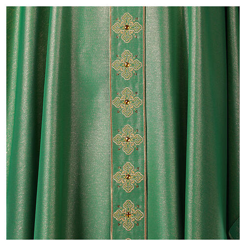 Chasuble with crosses stone decorated 100% polyester 10