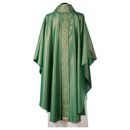 Chasuble with crosses stone decorated 100% polyester 12