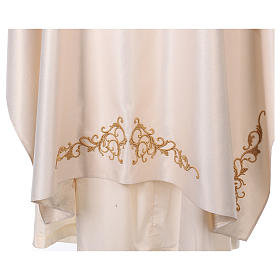 Chasuble mariale Vierge à l'Enfant pierres s4