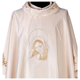 Marian chasuble with Mary and Child stones