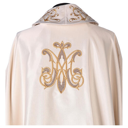 Marian chasuble with Mary and Child stones 7