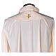 Chasuble broderie croix colombes polyester s6