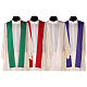 Ultralight Chasuble 100% polyester 4 colours IHS cross rays OFFER s11