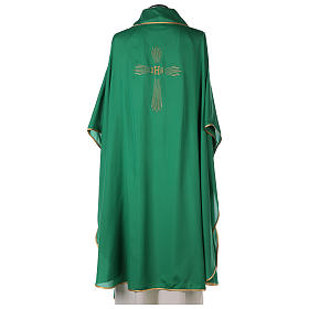 Chasuble 100% polyester 4 couleurs IHS croix rayons s4