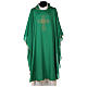 Chasuble polyester broderie croix décorée