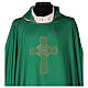 Chasuble polyester broderie croix décorée s2