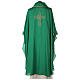 Chasuble polyester broderie croix décorée s4