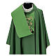 100% wool chasuble with decoration of golden grape shoots and strass s6