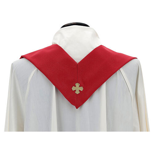 Chasuble in 100% wool with strass four colors 13