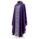 Chasuble in 100% wool with strass four colors s10