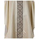 Gold coloured chasuble with gold embroidered gallon s3