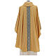 Gold Chasuble in lame polyester and wool with front and back gallon s4