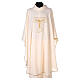 "Superlight" polyester chasuble with Tau embroidery s5