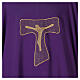 "Superlight" polyester chasuble with Tau embroidery s6