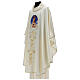 Ivory chasuble with Our Lady of Fatima s3