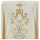 Ivory chasuble with Our Lady of Fatima s6