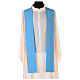 Light blue simple chasuble, 100% polyester s4