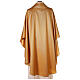 Gold simple chasuble, 80% wool, 20% lurex s3