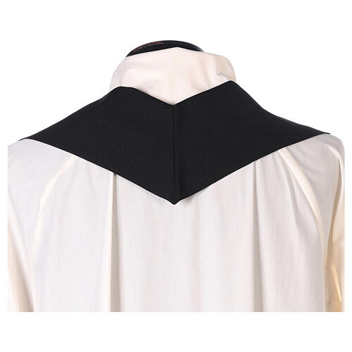 Black simple chasuble, 100% polyester 5