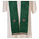Priest chasuble in acetate viscose agremanistitch work strass machine embroidery Gamma s14
