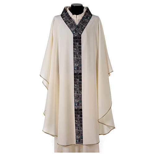 Kasel mit Sublimationsdruck und V-Ausschnitt, Polyester 1