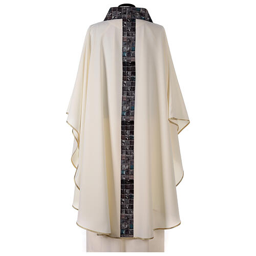 Kasel mit Sublimationsdruck und V-Ausschnitt, Polyester 5