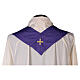 Set 4 chasubles polyester 4 couleurs IHS croix rayons PROMO s13