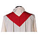 Set 4 casullas litúrgicas poliéster 4 colores bordado cruz decorada A BAJO COSTE s12