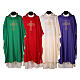 Set of 4 Chasubles 4 colors, cross SPECIAL PRICE s1