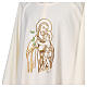 Gesticktes Messgewand mit Sankt Joseph aus 100% Polyester in liturgischen Farben s4