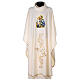 Embroidered chasuble, Saint Joseph, polyester, golden thread s1