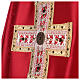 Chasuble with golden embroidered cross, acetate and viscose, 4 colours Gamma s4