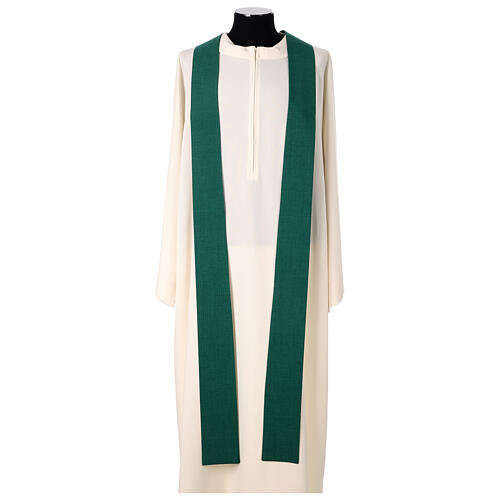 Slabbinck Gothic chasuble with 2025 Jubilee official logo, plain neckline 14