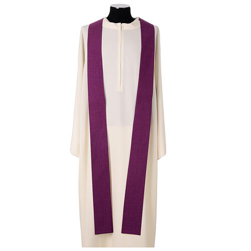 Slabbinck Gothic chasuble with 2025 Jubilee official logo, plain neckline 17