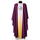 Slabbinck Gothic chasuble with 2025 Jubilee official logo, plain neckline s6