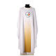 Slabbinck Gothic chasuble with 2025 Jubilee official logo, plain neckline s8