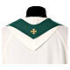 Slabbinck Gothic chasuble with 2025 Jubilee official logo, plain neckline s18