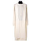 Casula cor de marfim Slabbinck Jubileu 2025 em tecido Dupion logótipo oficial a cores s7