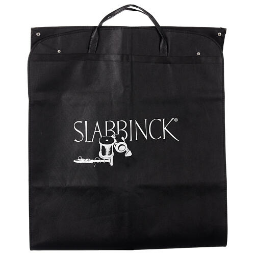 Casula gotica Slabbinck avorio con stolone rosso dupion lusso Giubileo 2025 9