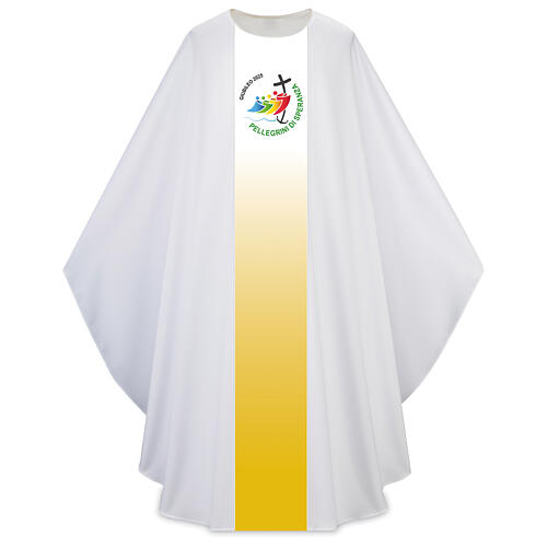 Gothic chasuble Slabbinck Jubilee 2025 official logo in Italian 1