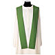 Chasuble Jubilé 2025 verte logo imprimé en couleurs s9