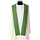 Jubilee Chasuble 2025 green logo printed colors, Multilingual s9